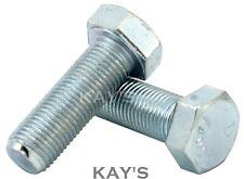 UNF SET SCREWS FULLY THREADED HEXAGON BOLTS ZINC PLATED, 1/4,5/16,3/8,7/16,1/2" 