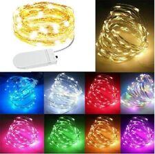 20/30/50 LED Battery Micro Rice Wire Copper Fairy String Lights Party Warm White